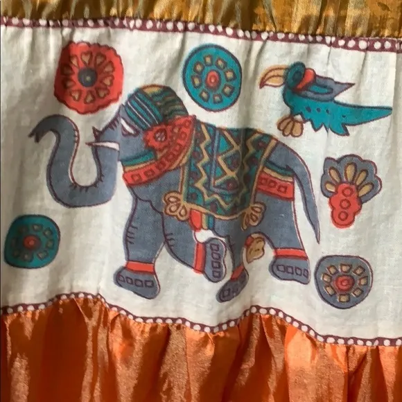 Boho elephant skirt