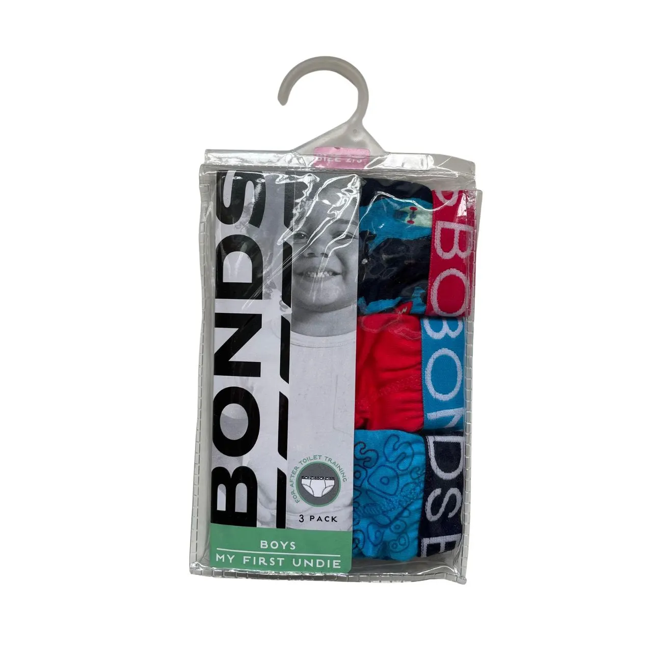 Bonds Boys 3 Pack Brief Pants - Platypus
