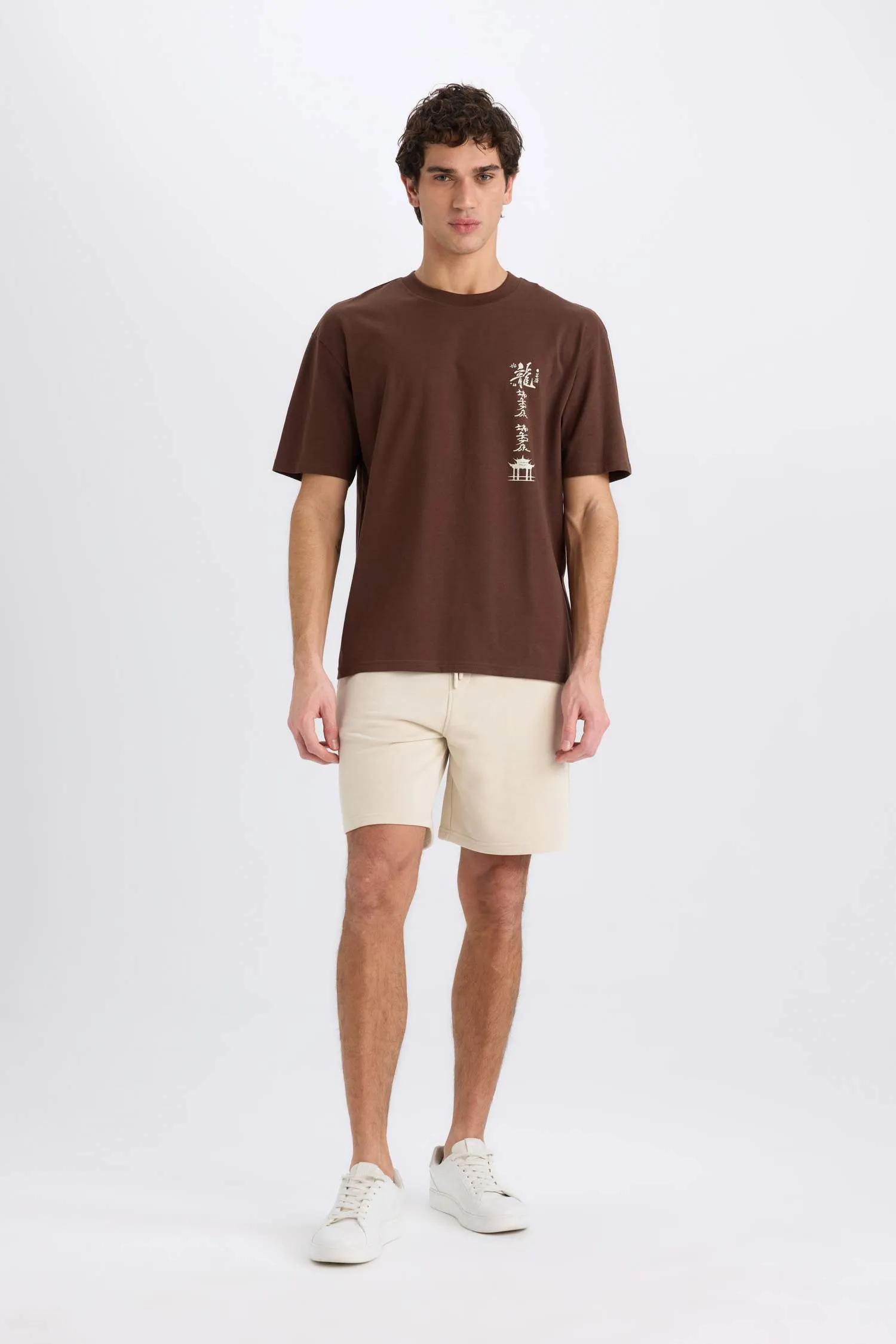 Boxy Fit Crew Neck T-Shirt