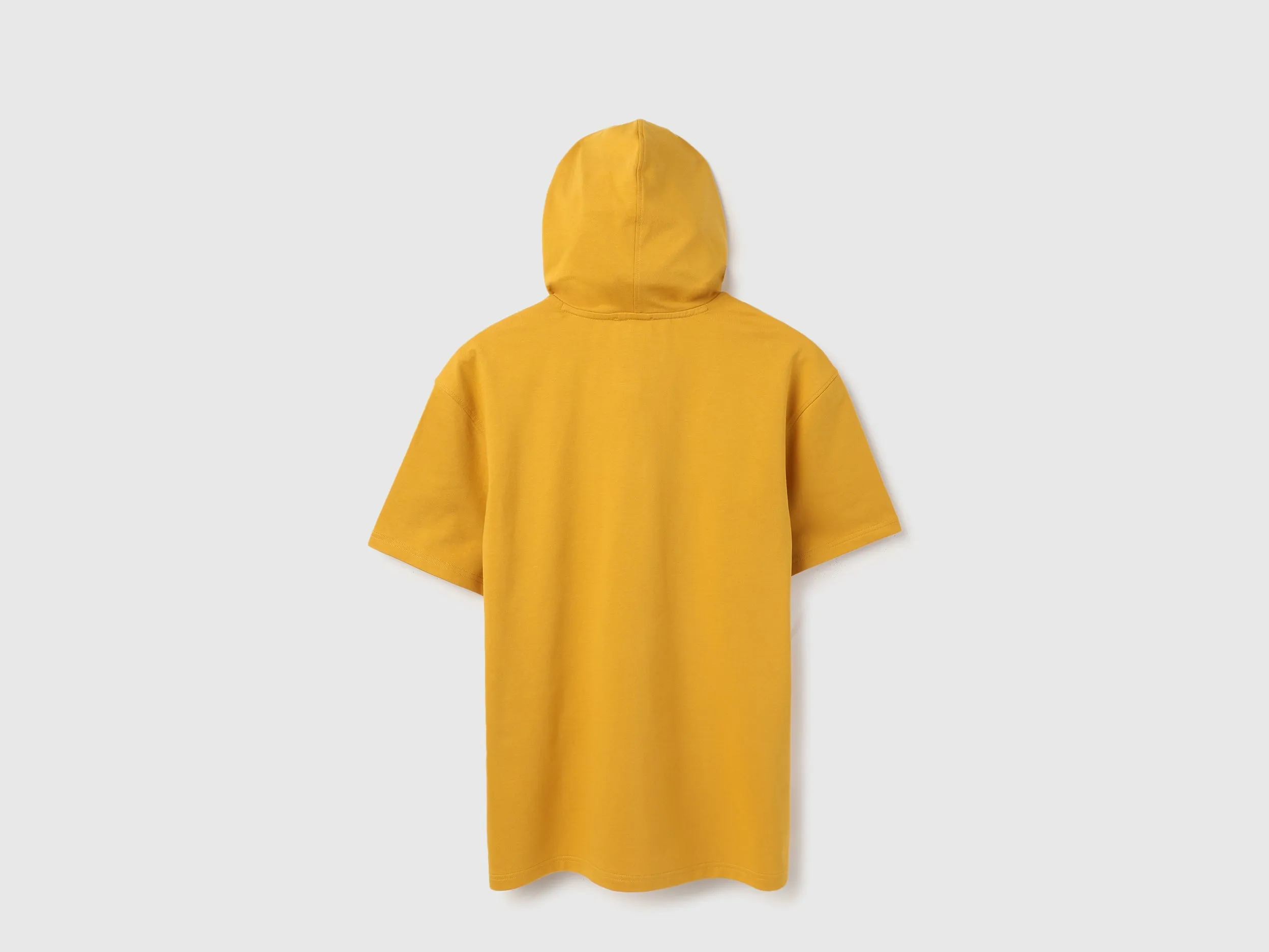 Boxy Fit Hooded Neck Solid T-Shirt