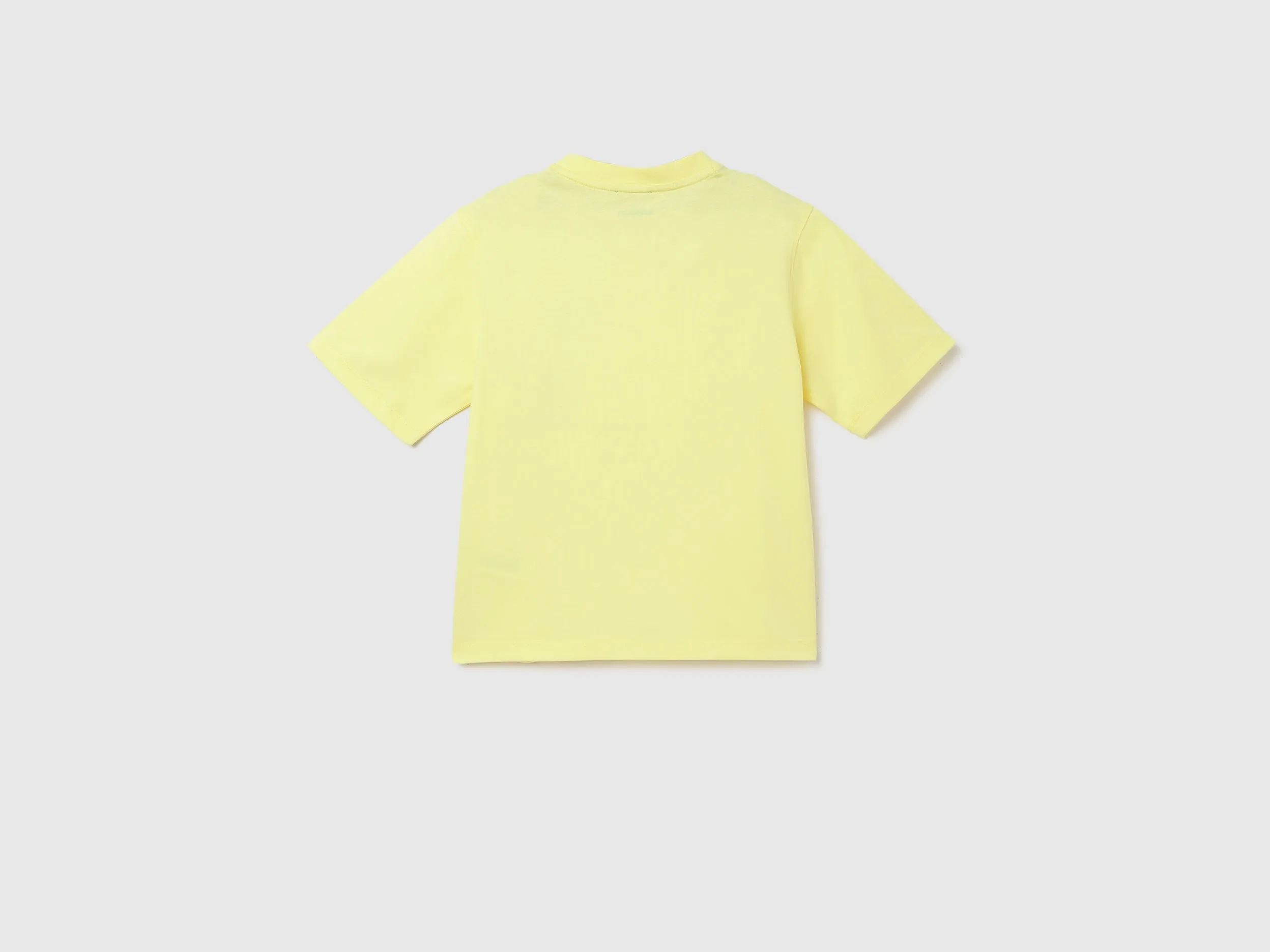 Boxy Fit Round Neck Printed T-Shirt