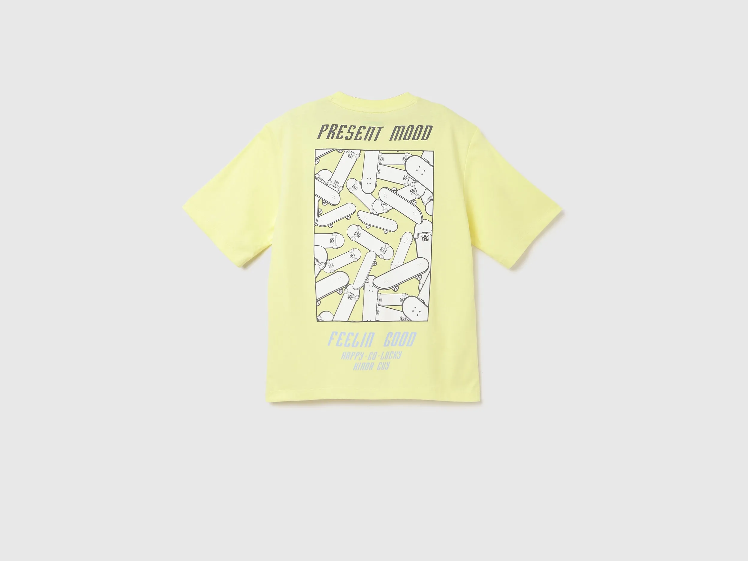Boxy Fit Round Neck Printed T-shirts