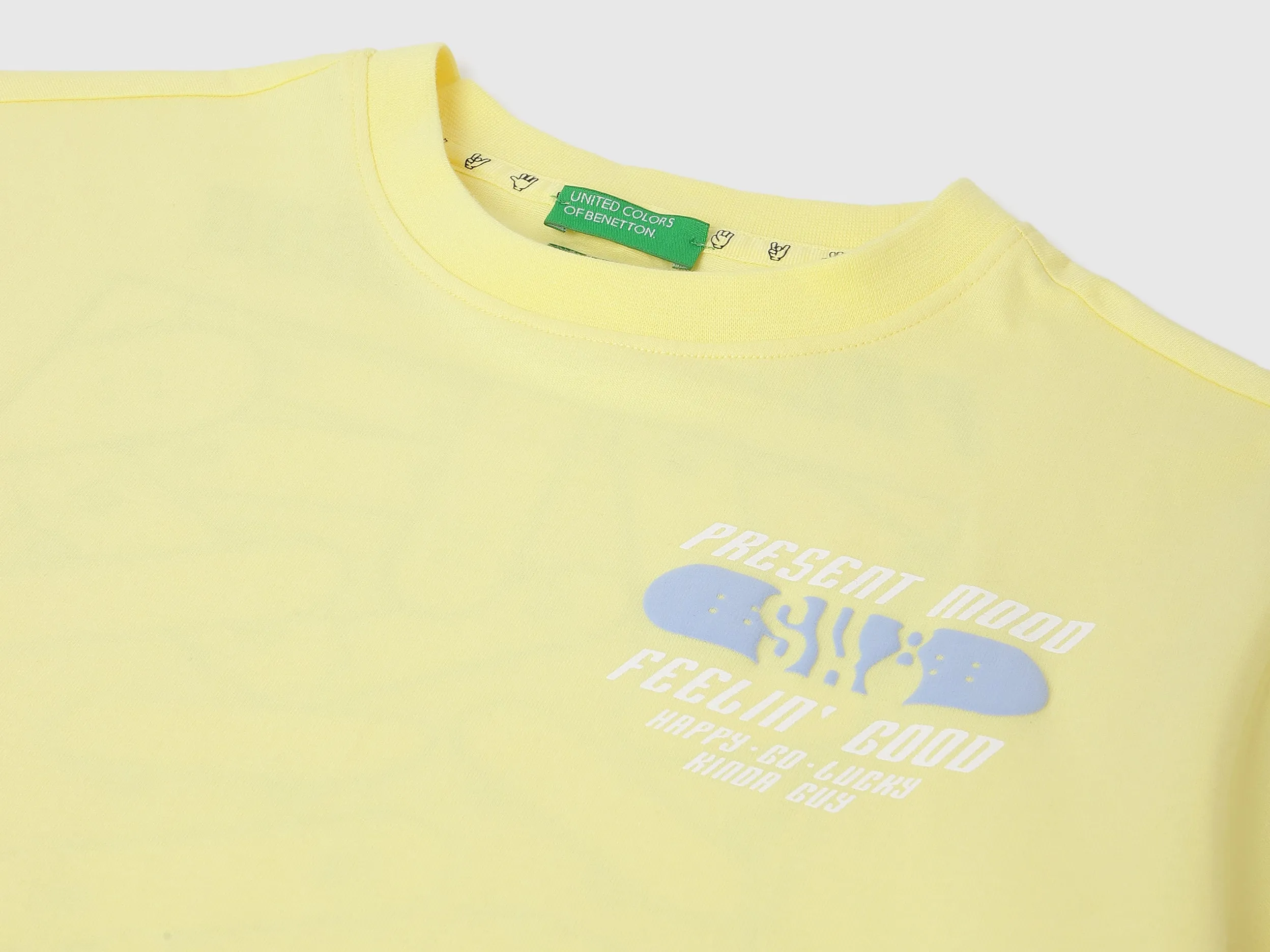 Boxy Fit Round Neck Printed T-shirts