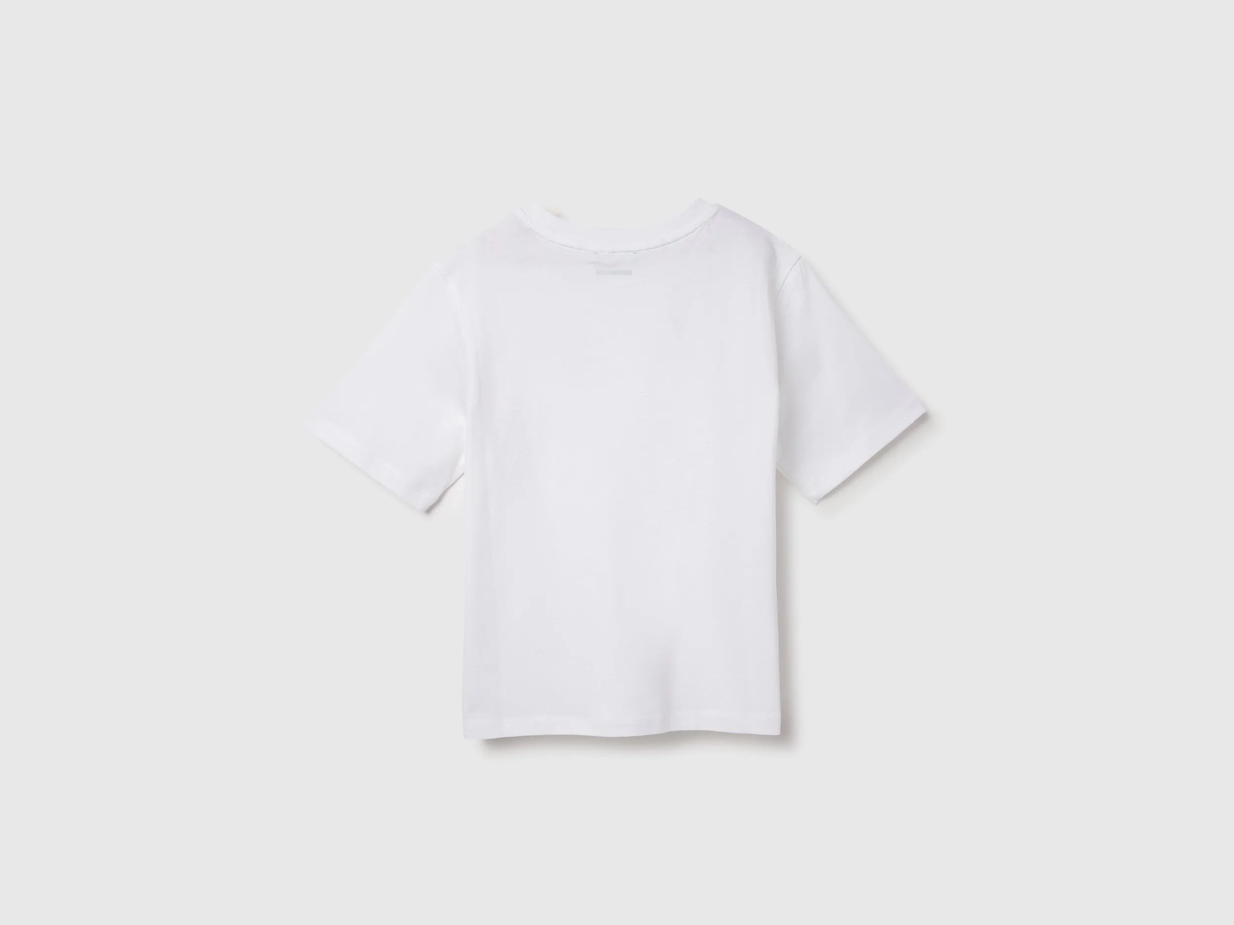 Boxy Fit Round Neck Solid T-shirts