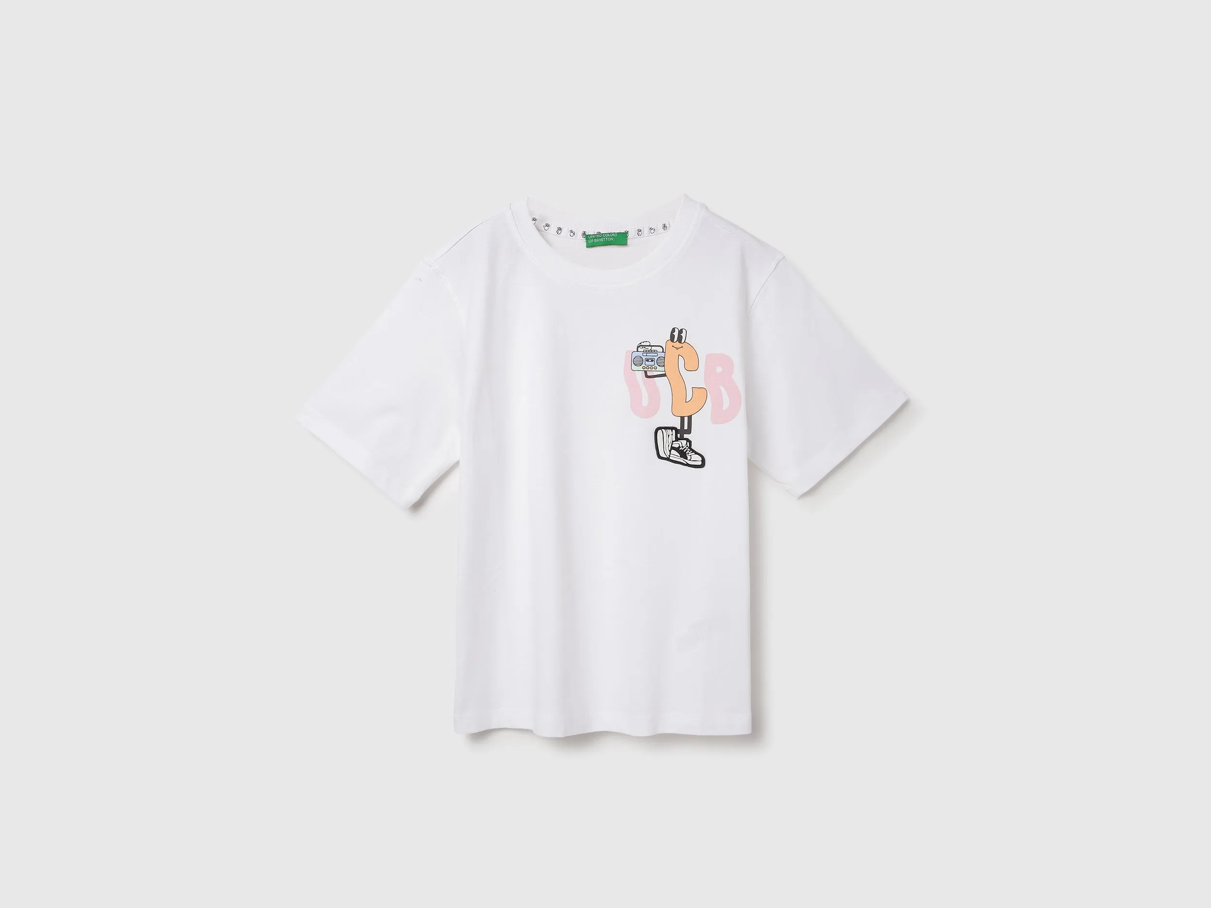 Boxy Fit Round Neck Solid T-shirts
