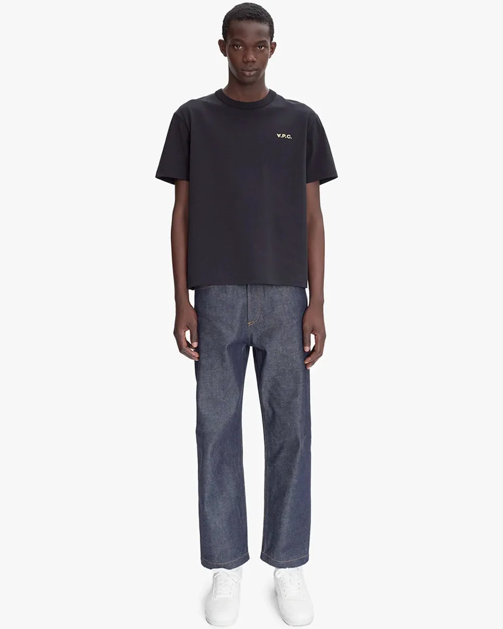 Boxy Petit VPC T-shirt - Black/Beige