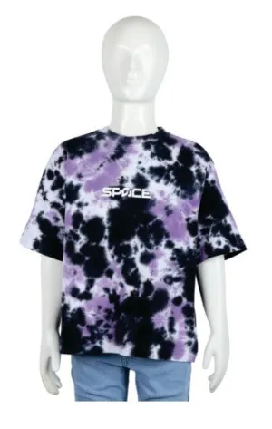 Boxy Round Neck Typography T-Shirt