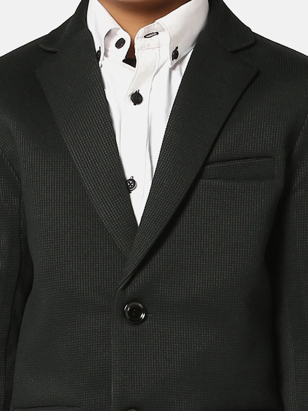 Boys Green Blazer