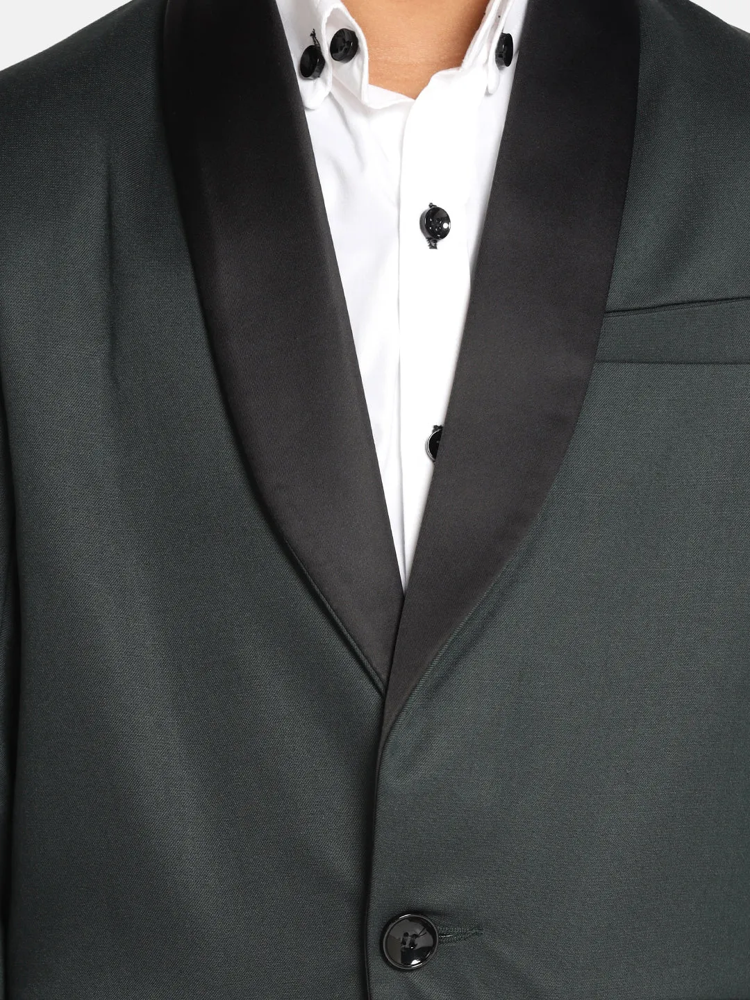 Boys Green Tuxedo Blazer