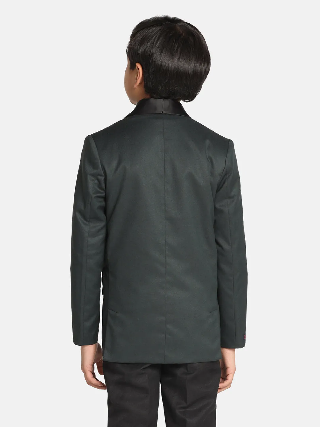 Boys Green Tuxedo Blazer