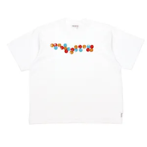 Braille Pins Single Stitch Tee (White)