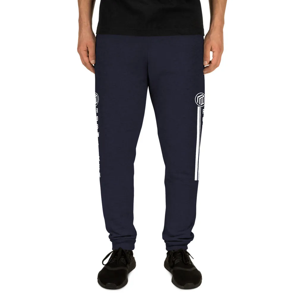 Branded Pinstripe logo Unisex Joggers