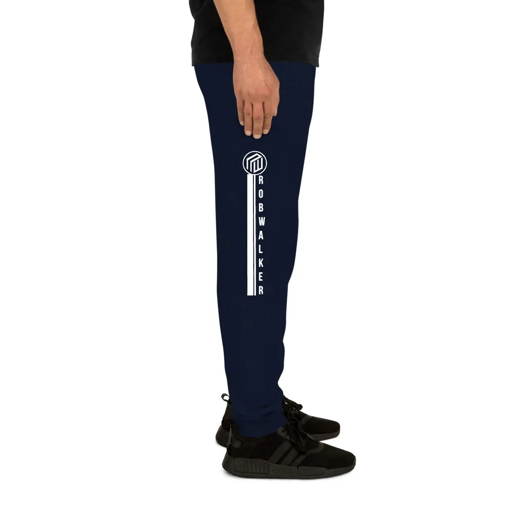 Branded Pinstripe logo Unisex Joggers