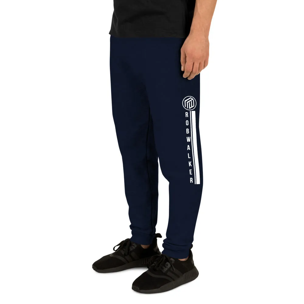 Branded Pinstripe logo Unisex Joggers
