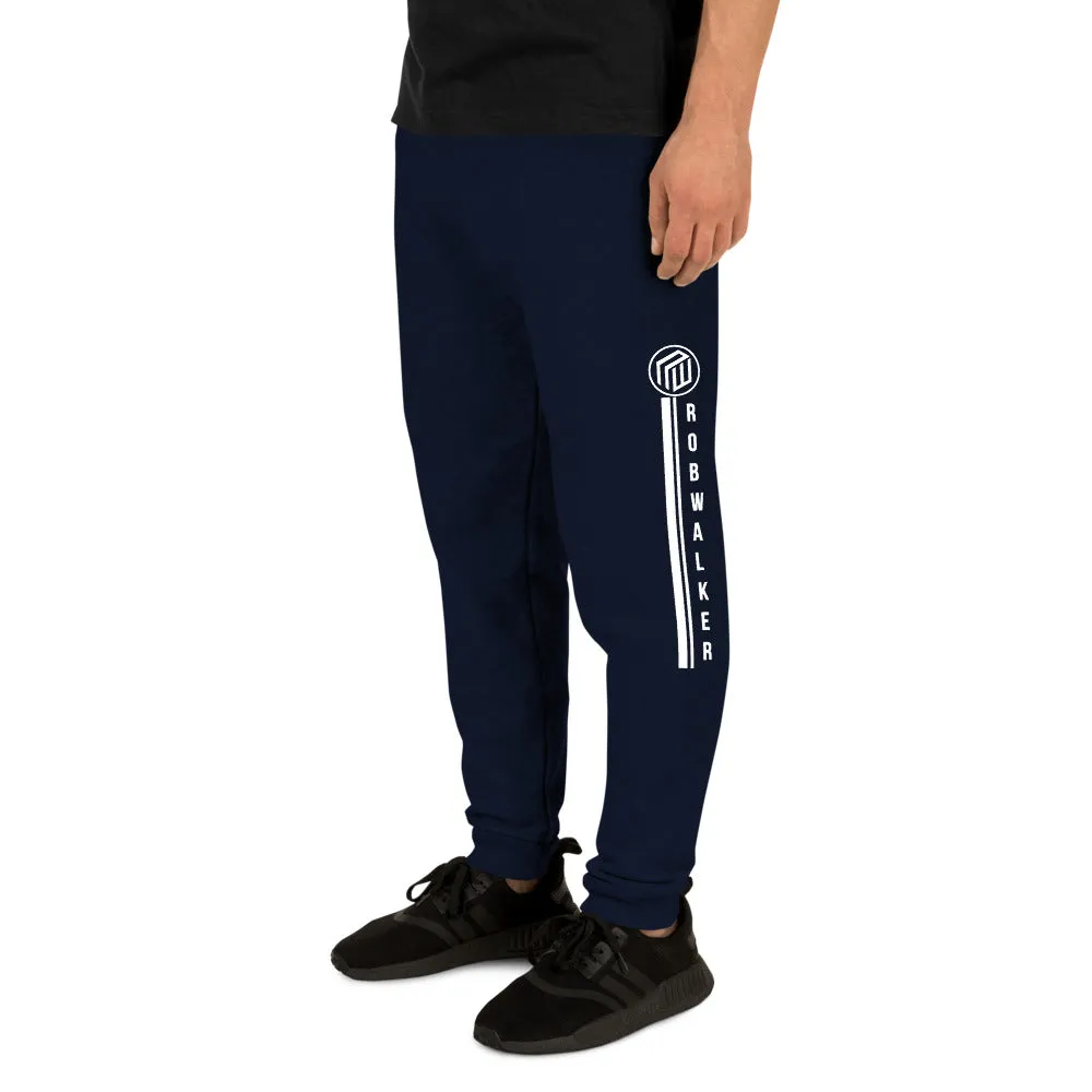 Branded Pinstripe logo Unisex Joggers