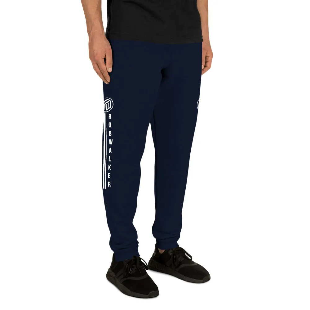Branded Pinstripe logo Unisex Joggers