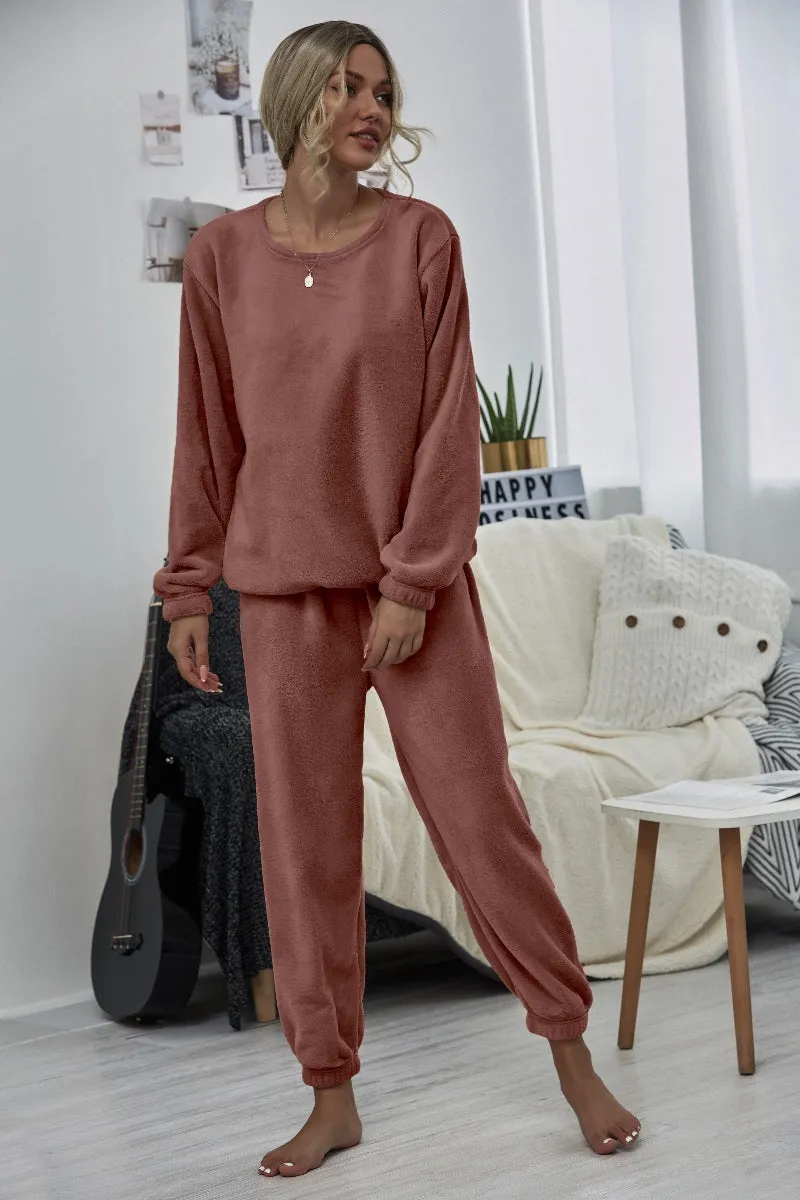 Brick Crewneck Sweatshirt & Joggers