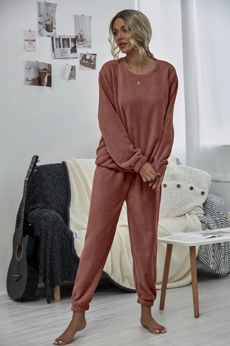 Brick Crewneck Sweatshirt & Joggers