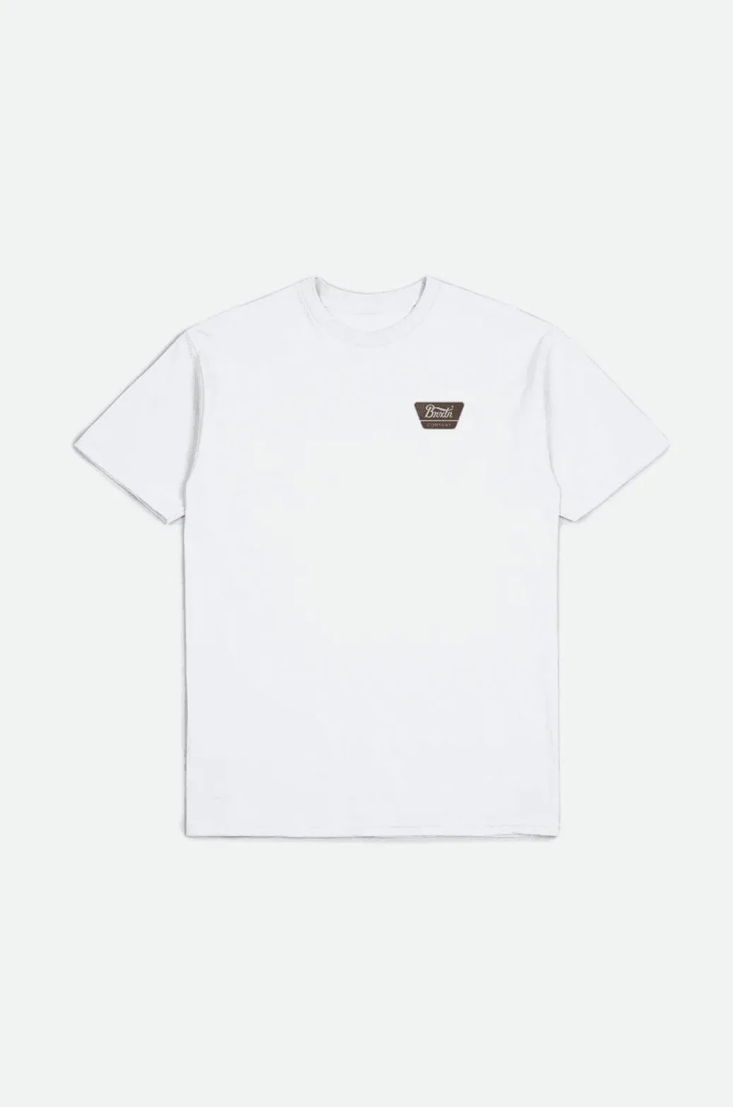 BRIXTON Linwood S/S STT - White/Sepia/Beige
