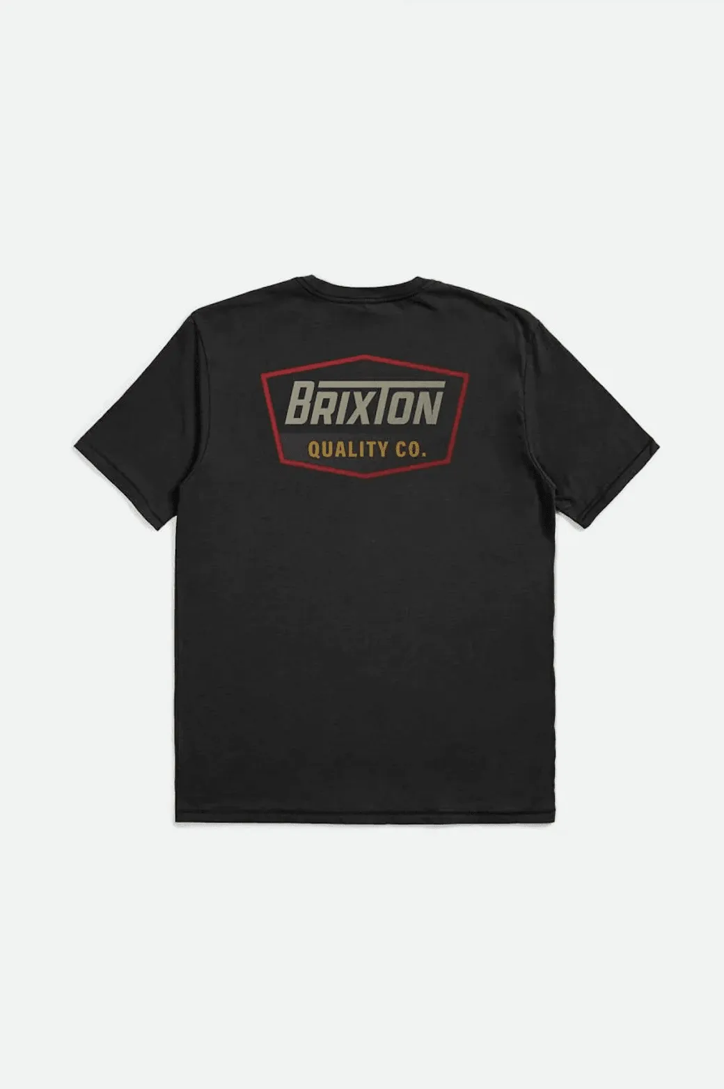 BRIXTON Regal S/S Standard Tee - Black/Sand