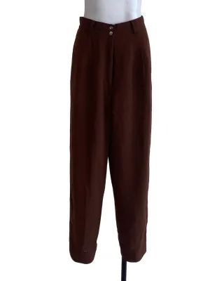 Brown Plain Pants