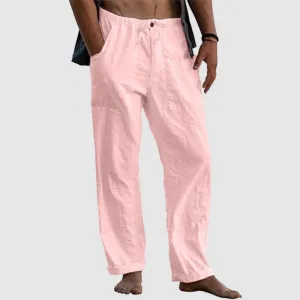 Bruno Linen Relaxed Fit Pants