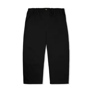 Butter Goods - Wide Leg Mens Pants Black