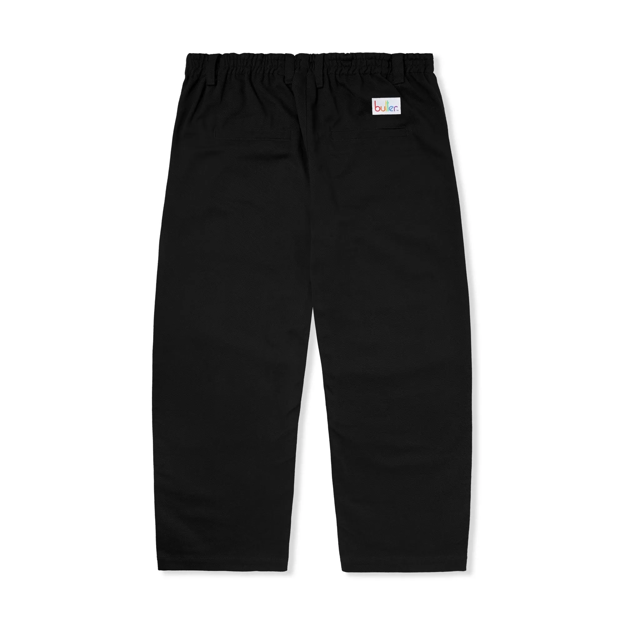 Butter Goods - Wide Leg Mens Pants Black