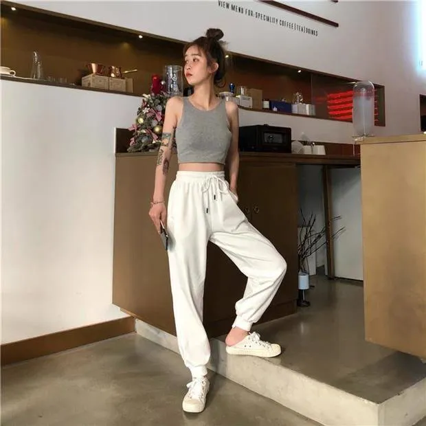 CasualEase High Waist Harem Pants