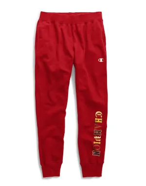 Champion Life® Men's Reverse Weave® Joggers, Old English C Logo Team Red Scarlet