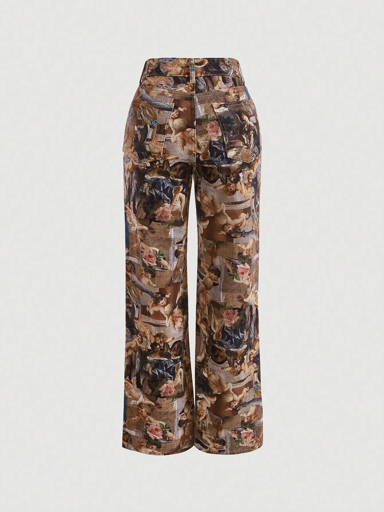 Cherry Vibes: Jeans MOD de pierna ancha en