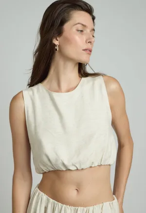 Chiara Linen Top