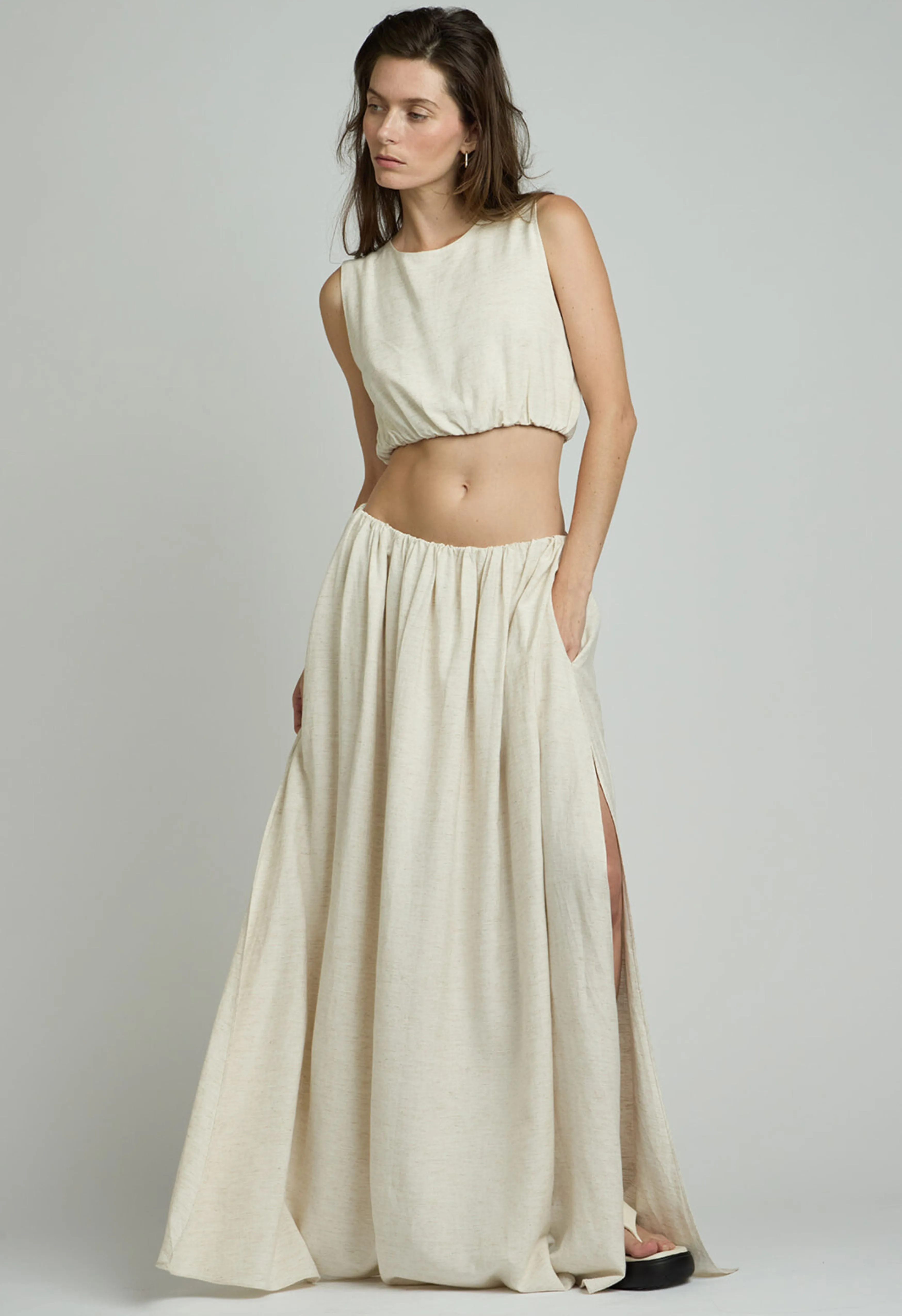 Chiara Linen Top