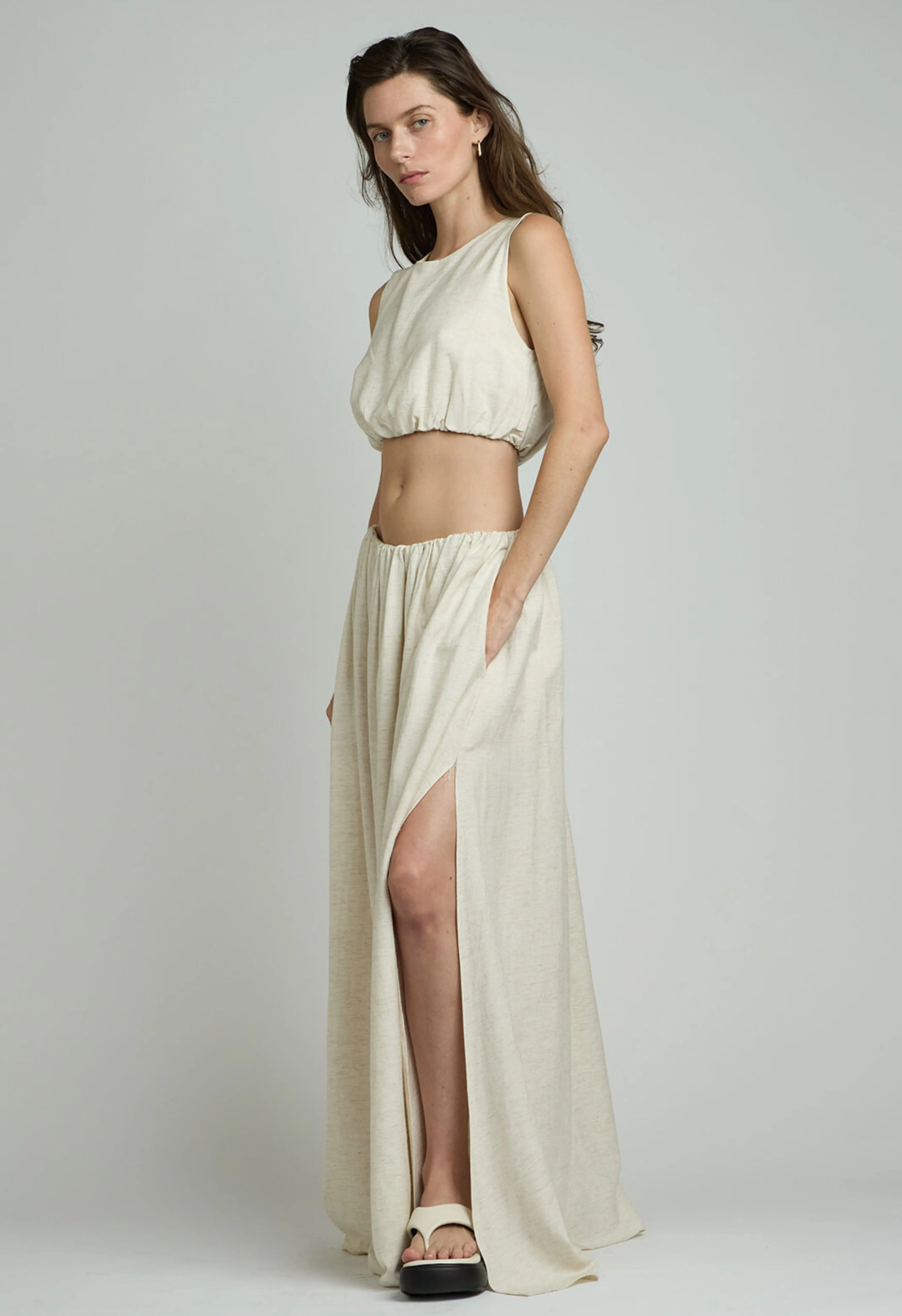 Chiara Linen Top
