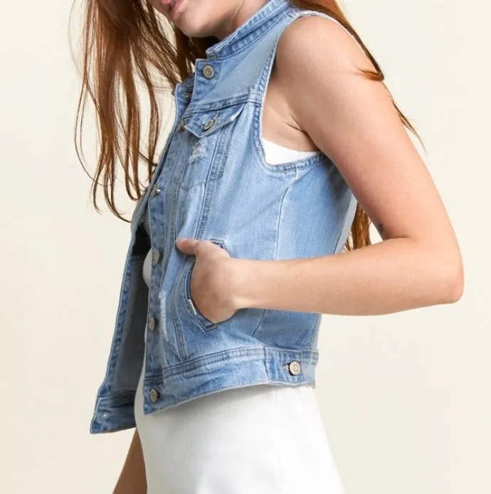 Classic Denim Vest