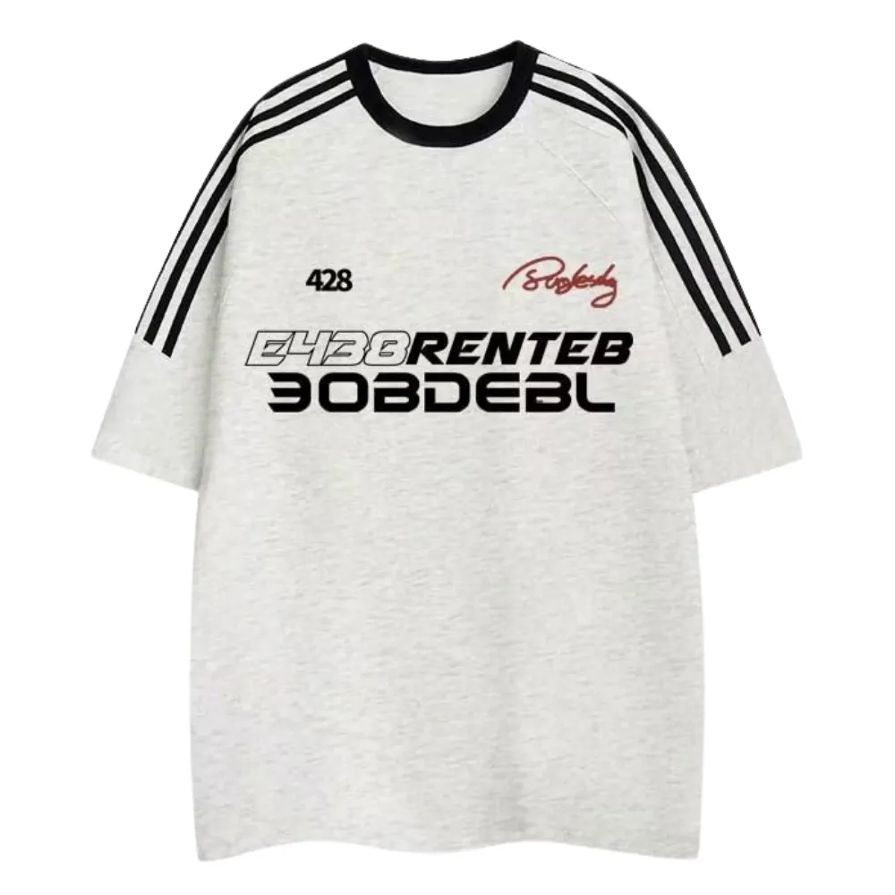 Classic Raglan Printed Cotton T-shirt