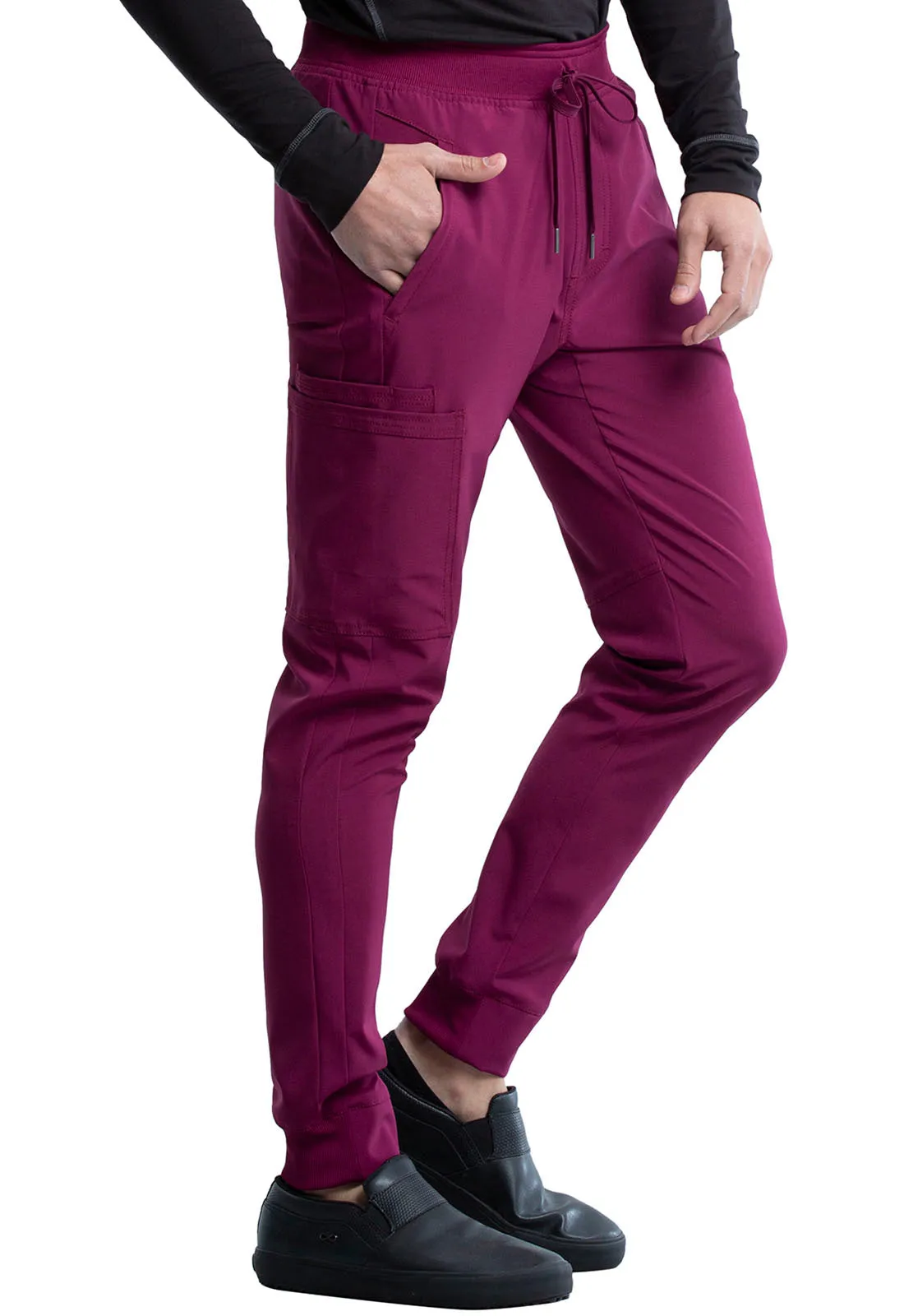 Classics CK004A Men's Mid Rise Jogger Wine