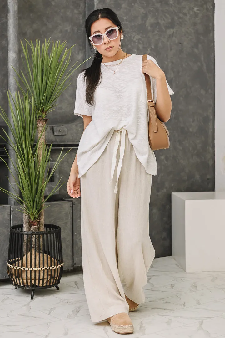Coastal Ease Linen Wide Leg Pants