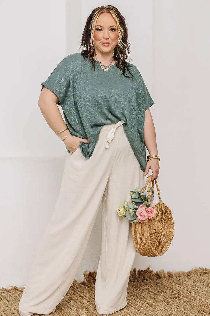 Coastal Ease Linen Wide Leg Pants