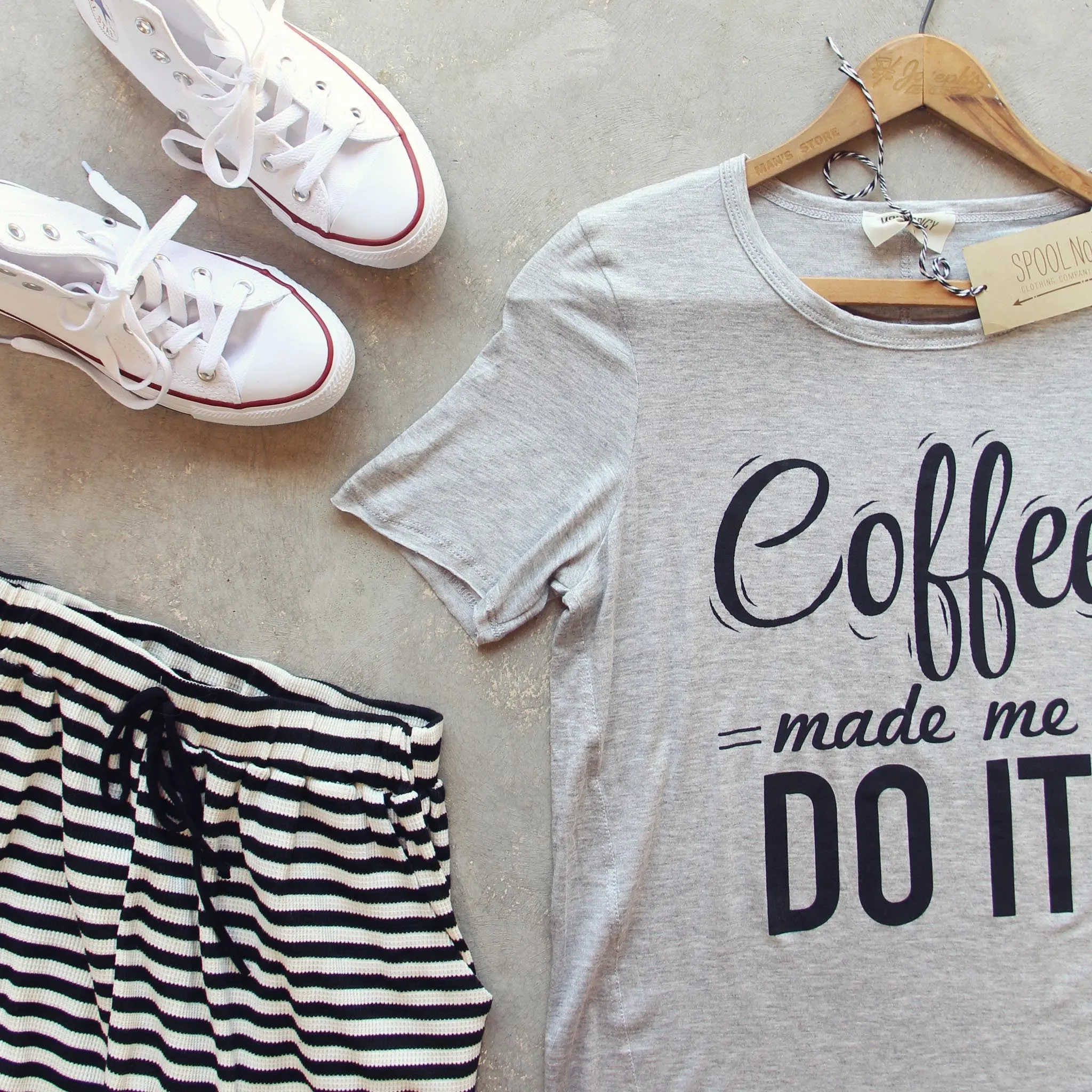 Coffee Made Me Tee