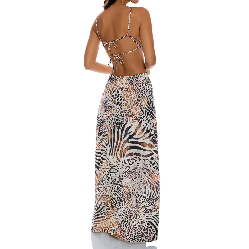 Cut Out Long Dress
