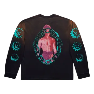 D-R-G-N Xiao Long LS Tee Bleached Black