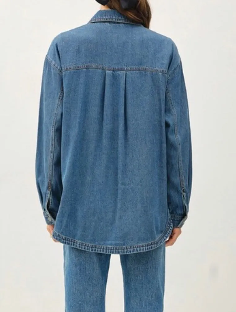 Delaney Oversized Shirt Jacket