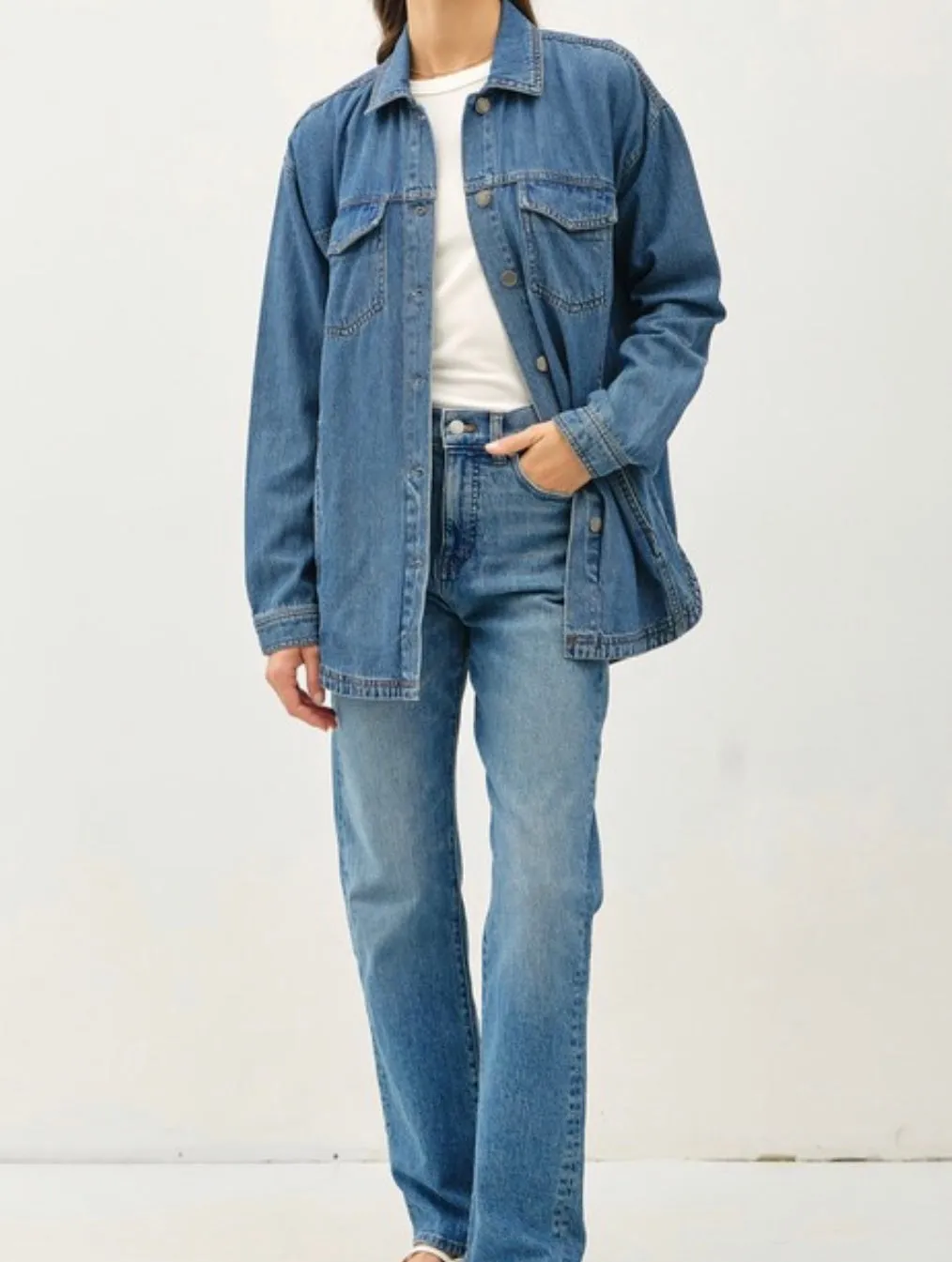 Delaney Oversized Shirt Jacket