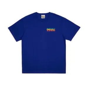 Deus ex Machina Mens Blue Short Sleeve T-Shirt Size Medium (New)