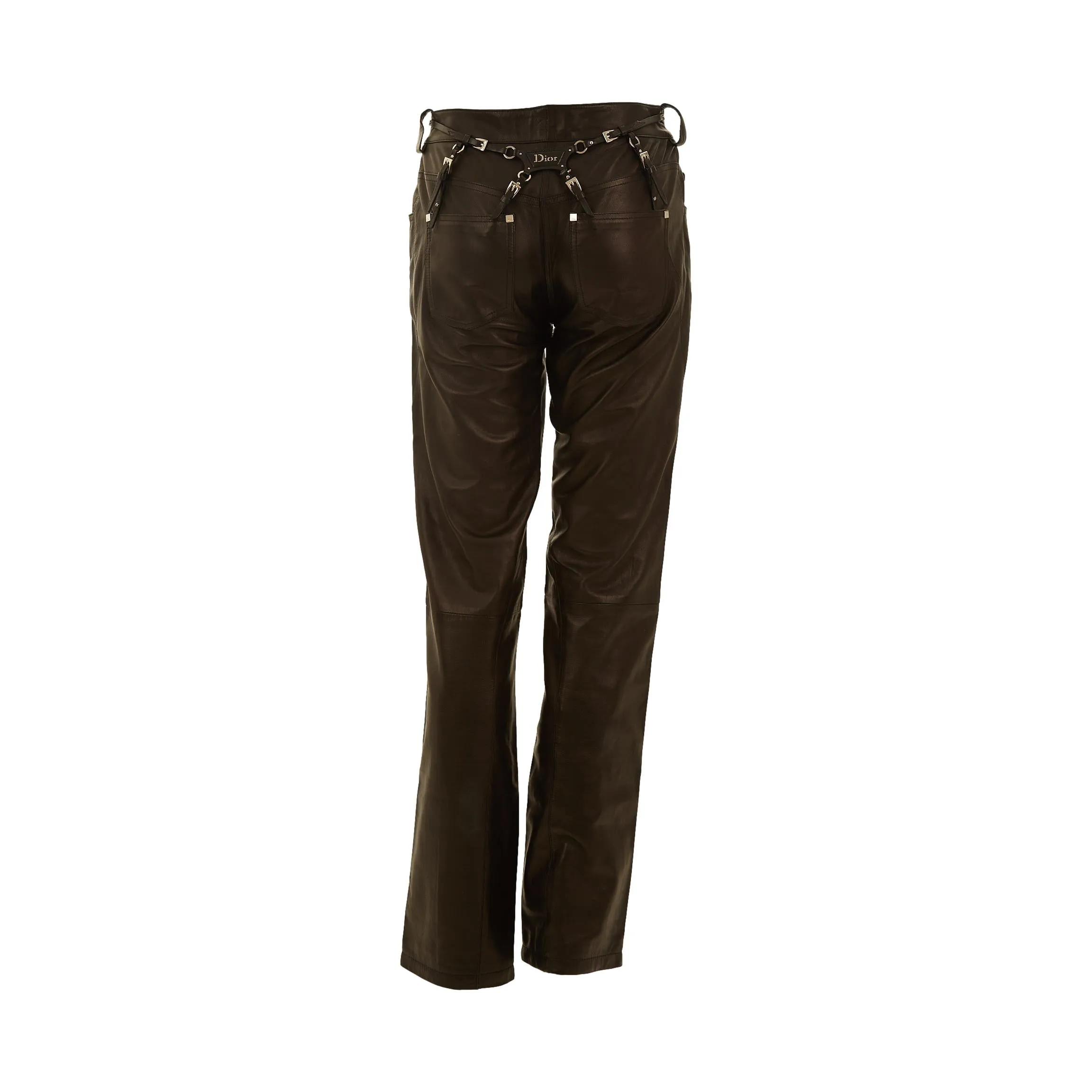 Dior Black Bondage Pants