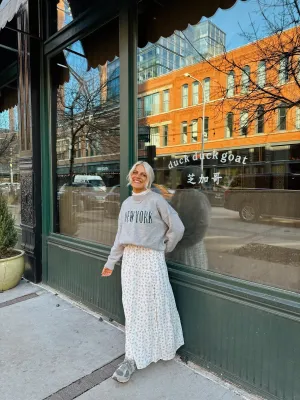 Ditsy Daisy Maxi Skirt