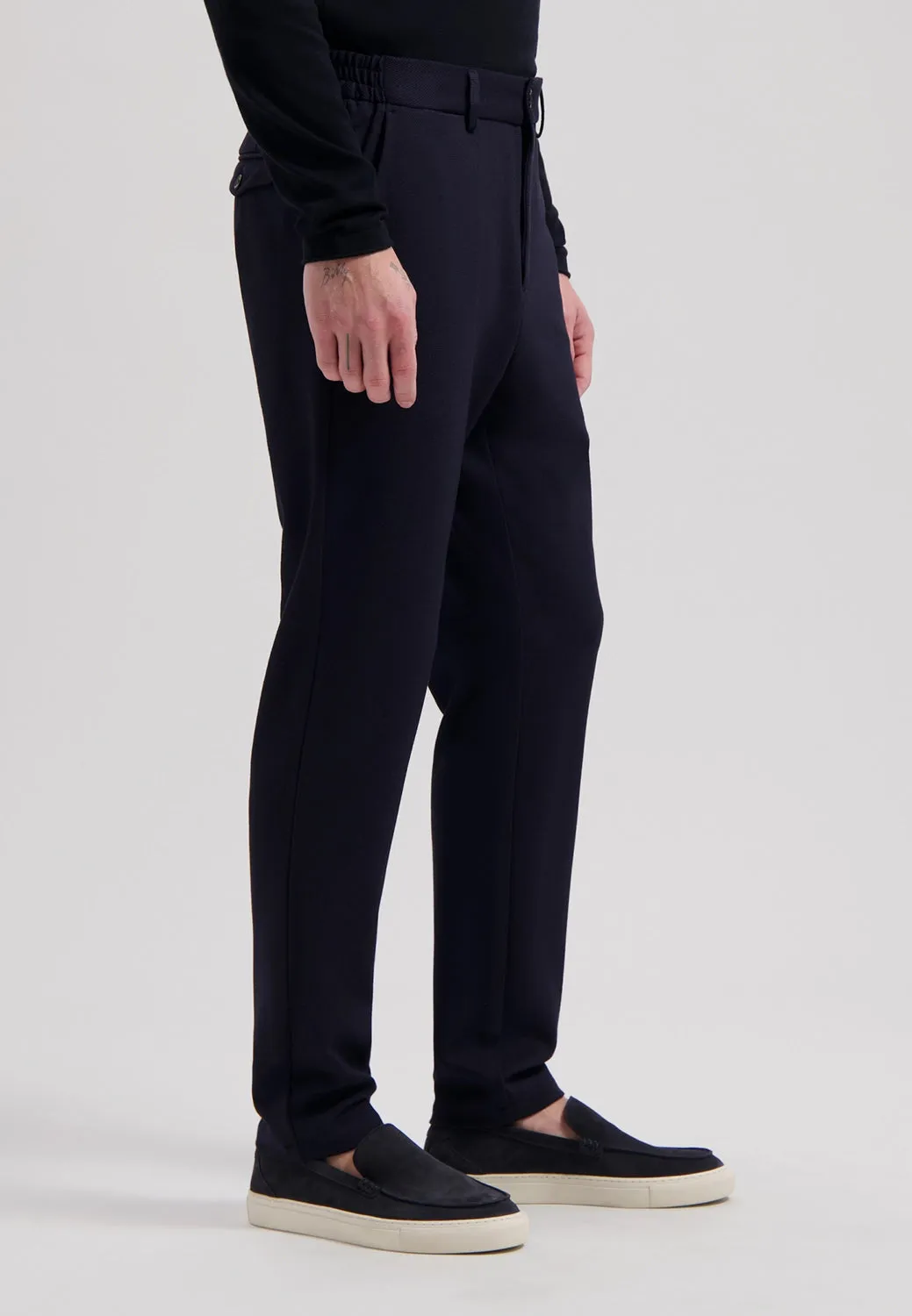 DSTREZZED JORDAN PIQUE STRETCH TEXTURED TROUSER 501823