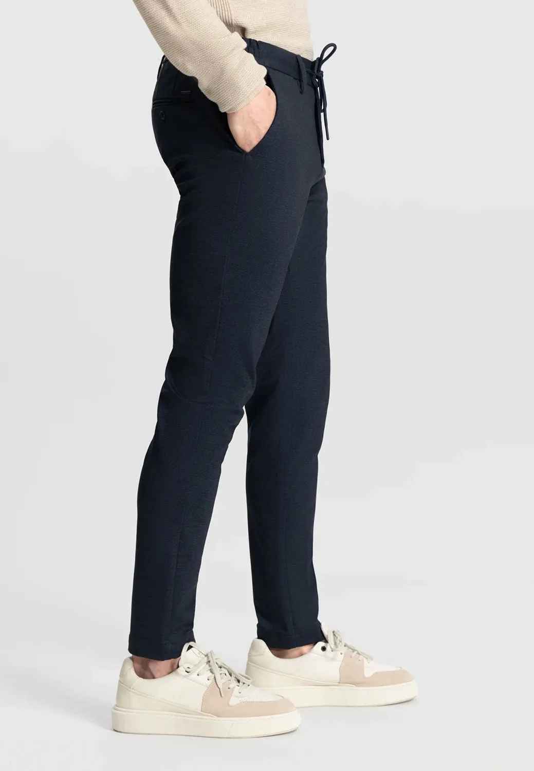 DSTREZZED LANCASTER PATTERN STRETCH JERSEY COMFORT JOGGER CHINO 501704