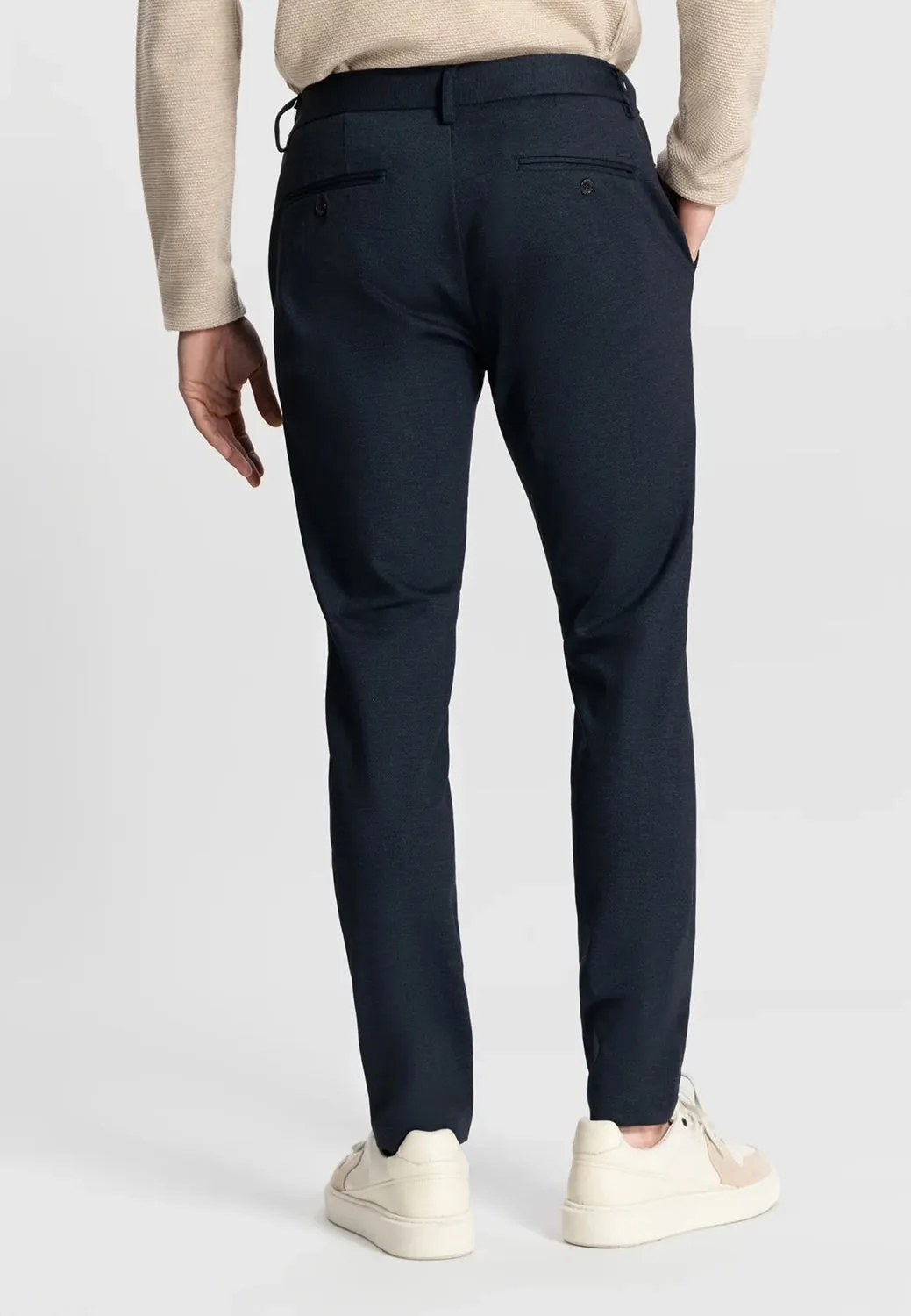 DSTREZZED LANCASTER PATTERN STRETCH JERSEY COMFORT JOGGER CHINO 501704